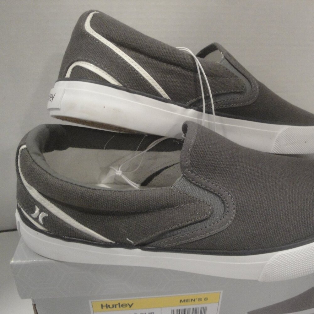 Hurley Arlo slip-on Gray Sneakers Men's Size 8